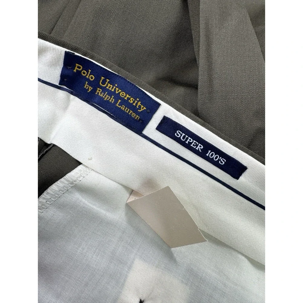 Polo University By Ralph Lauren Wool Dress Pants Men's 40x32 (41x31) Cuffed